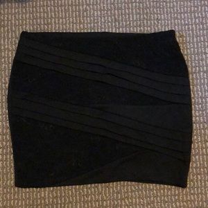 Charlotte Russe Black lace skirt